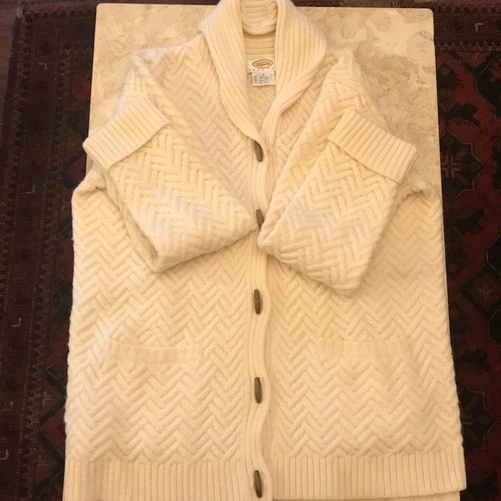 Gorgeous Talbots Cream Cardigan